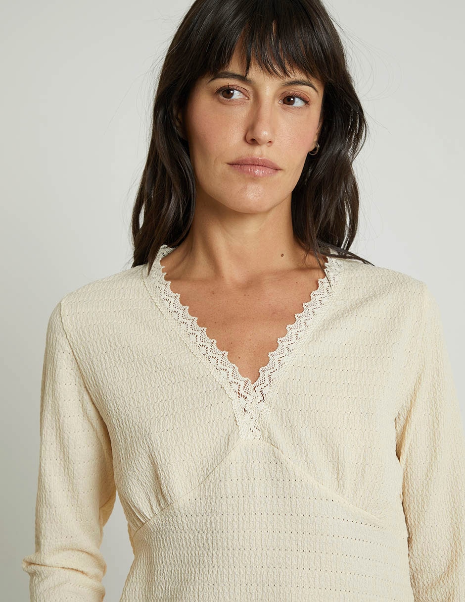 Blusa manga 3/4 para mujer 3