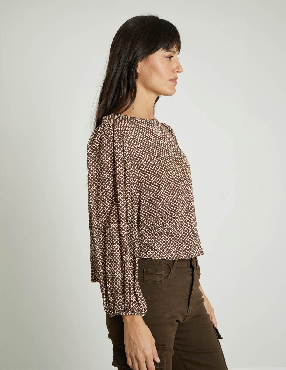Blusa manga larga para mujer 5