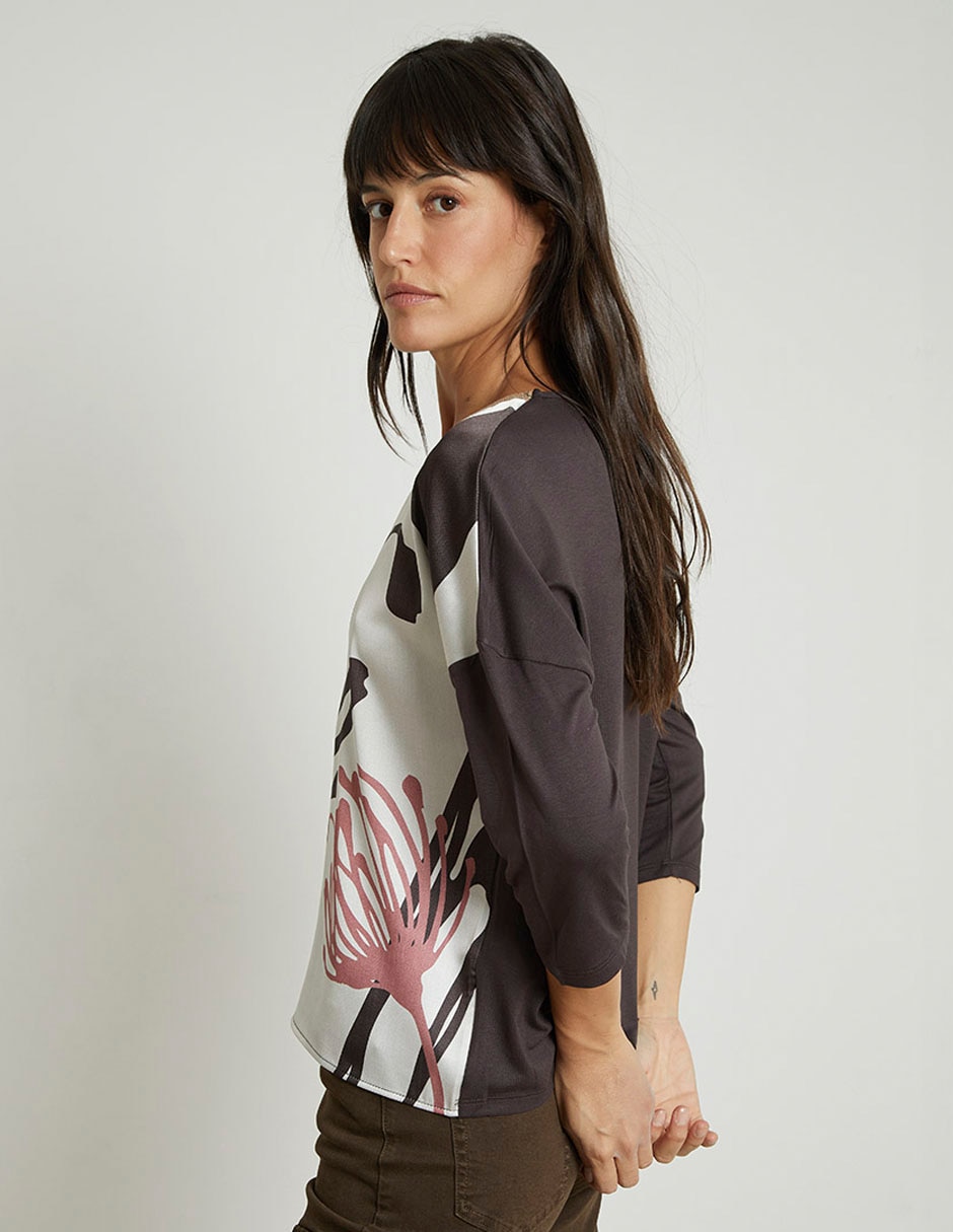 Blusa manga 3/4 para mujer 4