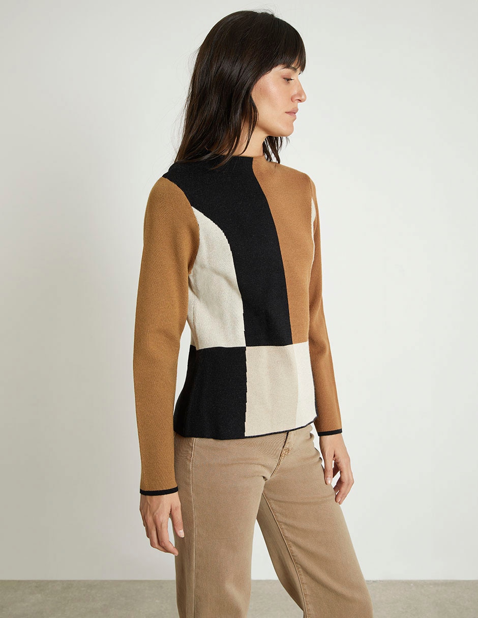 Suéter cuello redondo para mujer 5