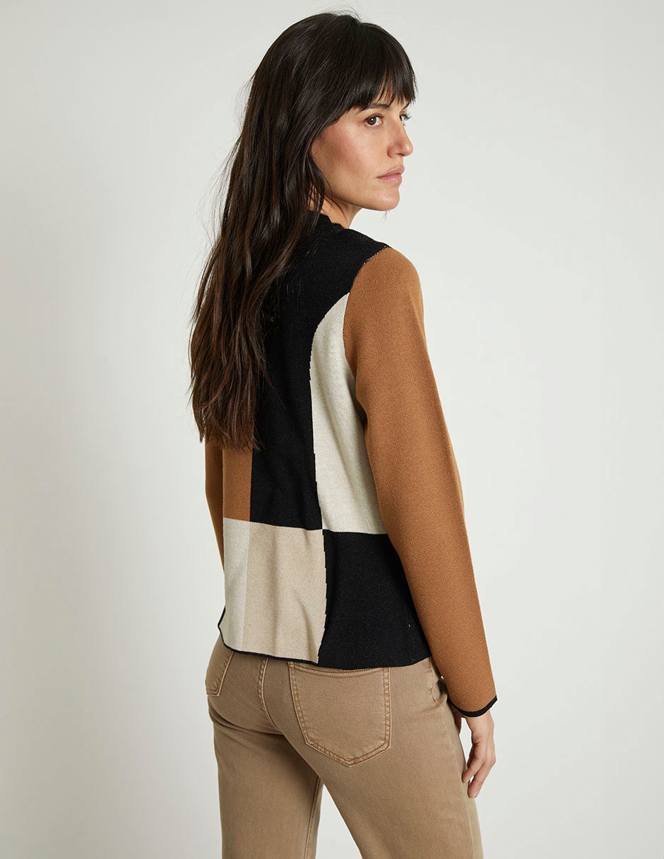 Suéter cuello redondo para mujer