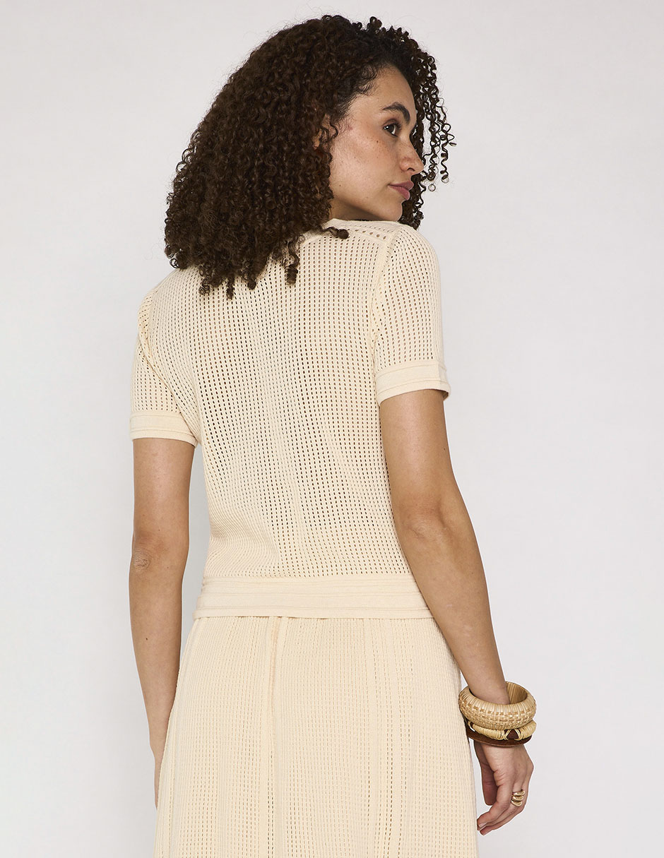 Blusa manga corta para mujer 3