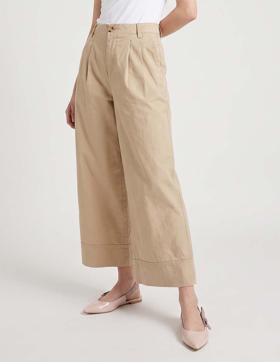 Pantalón coulotte Maison 123 amplio para mujer