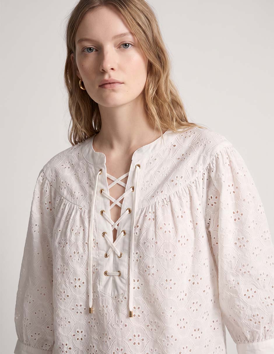 Blusa manga 3/4 para mujer 3