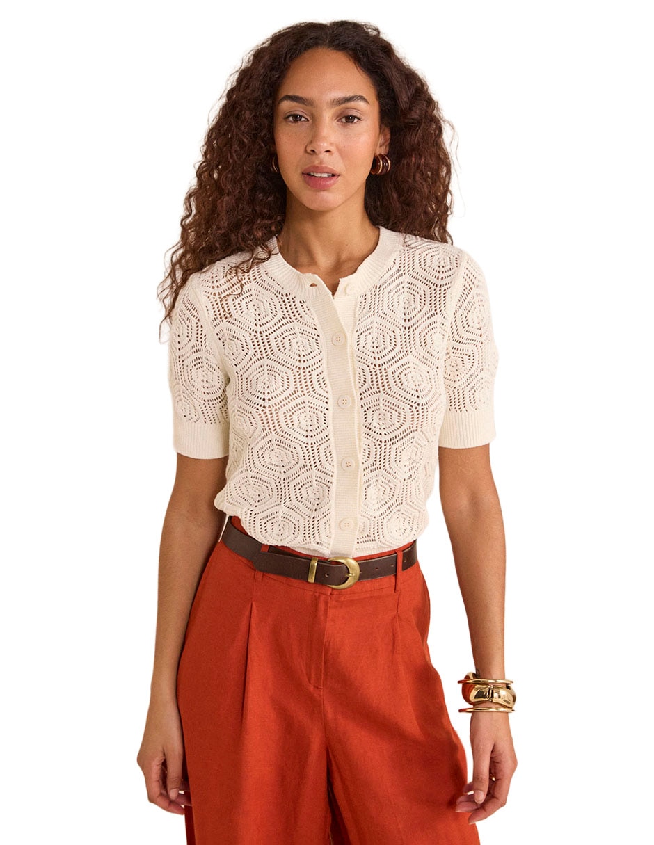 Blusa manga corta para mujer 1