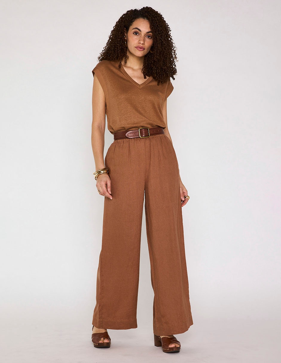 Pantalón amplio para mujer 3