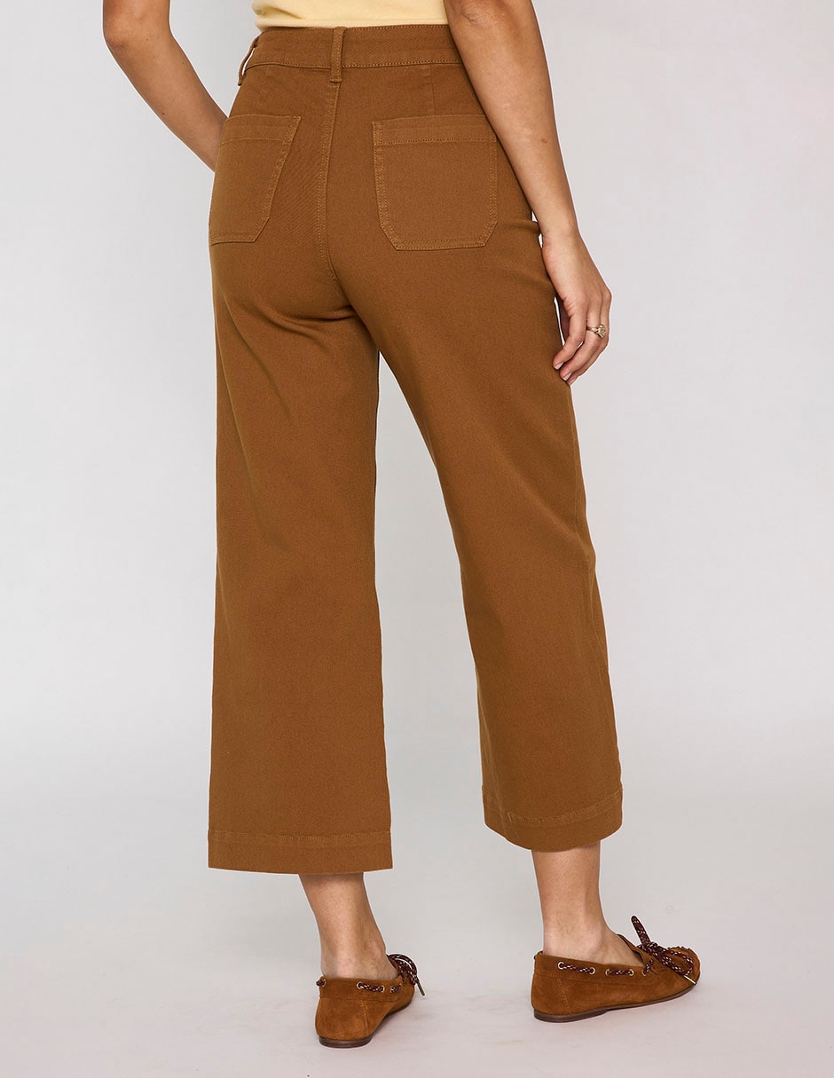 Jeans capri amplio Maison 123 para mujer