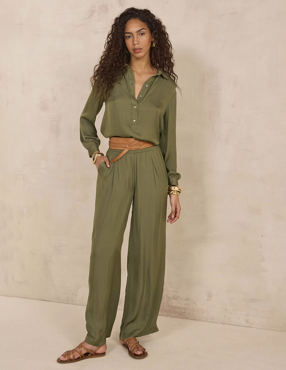 Pantalón amplio para mujer 2