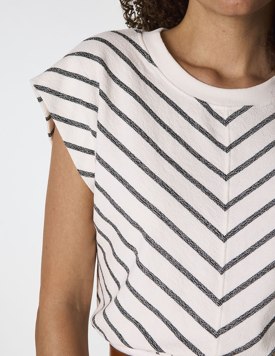 Playera manga corta cuello redondo para mujer 2