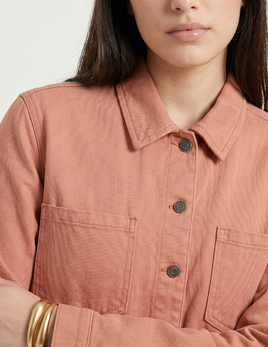 Chamarra casual maison 123 para mujer
