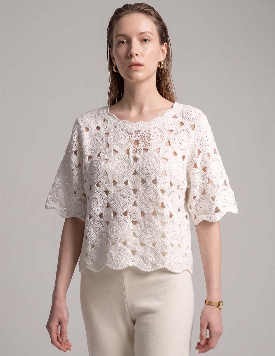 Blusa manga al codo para mujer Blusa manga al codo para mujer