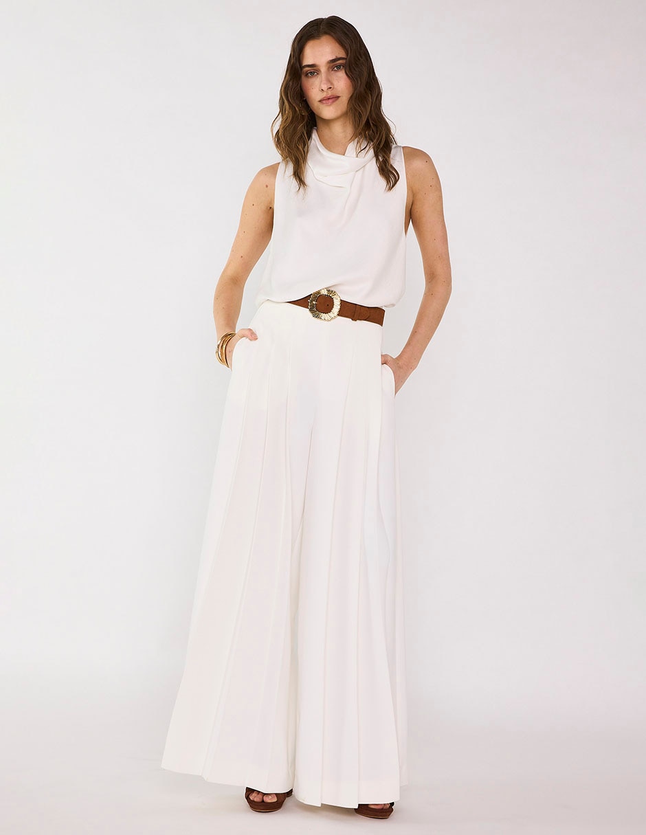 Pantalón relaxed amplio para mujer 3