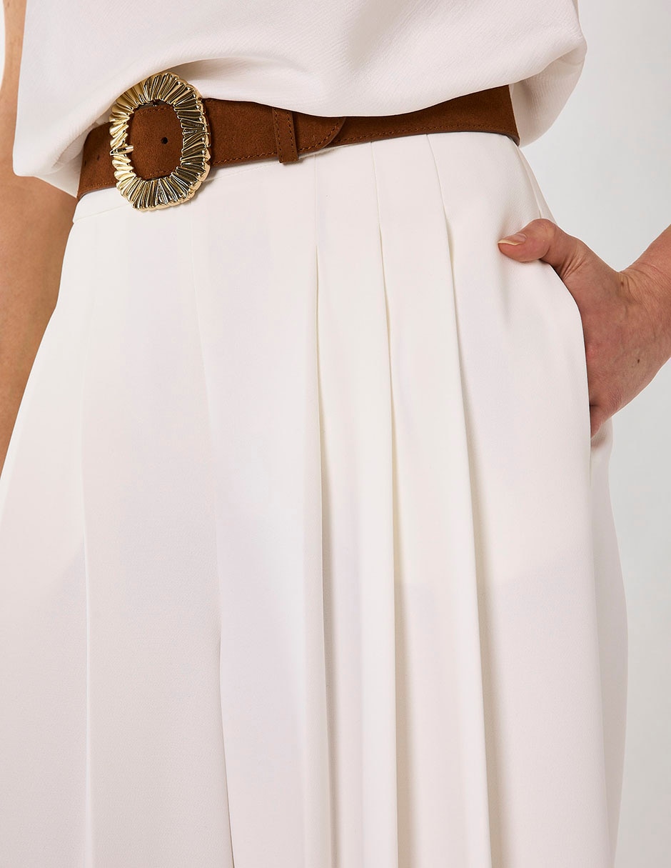 Pantalón relaxed amplio para mujer 4