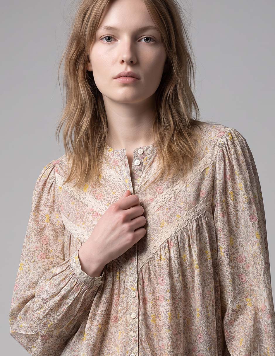Blusa manga larga para mujer 5