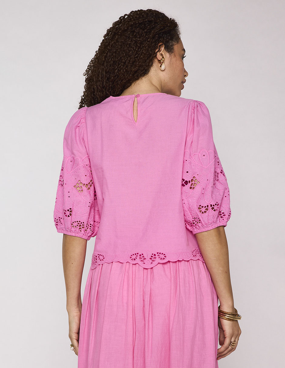 Blusa manga al codo para mujer 2