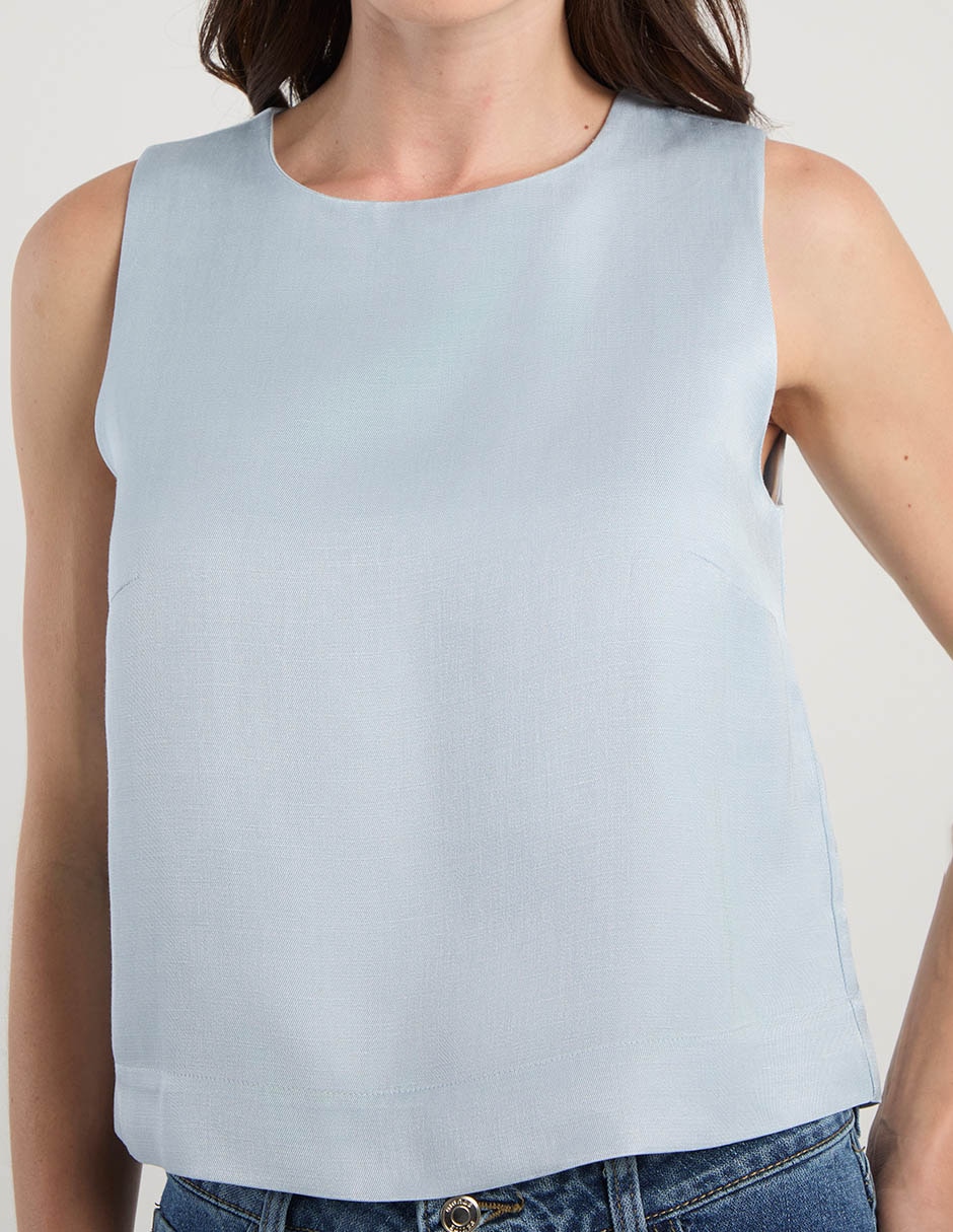 Top Maison 123 cuello redondo