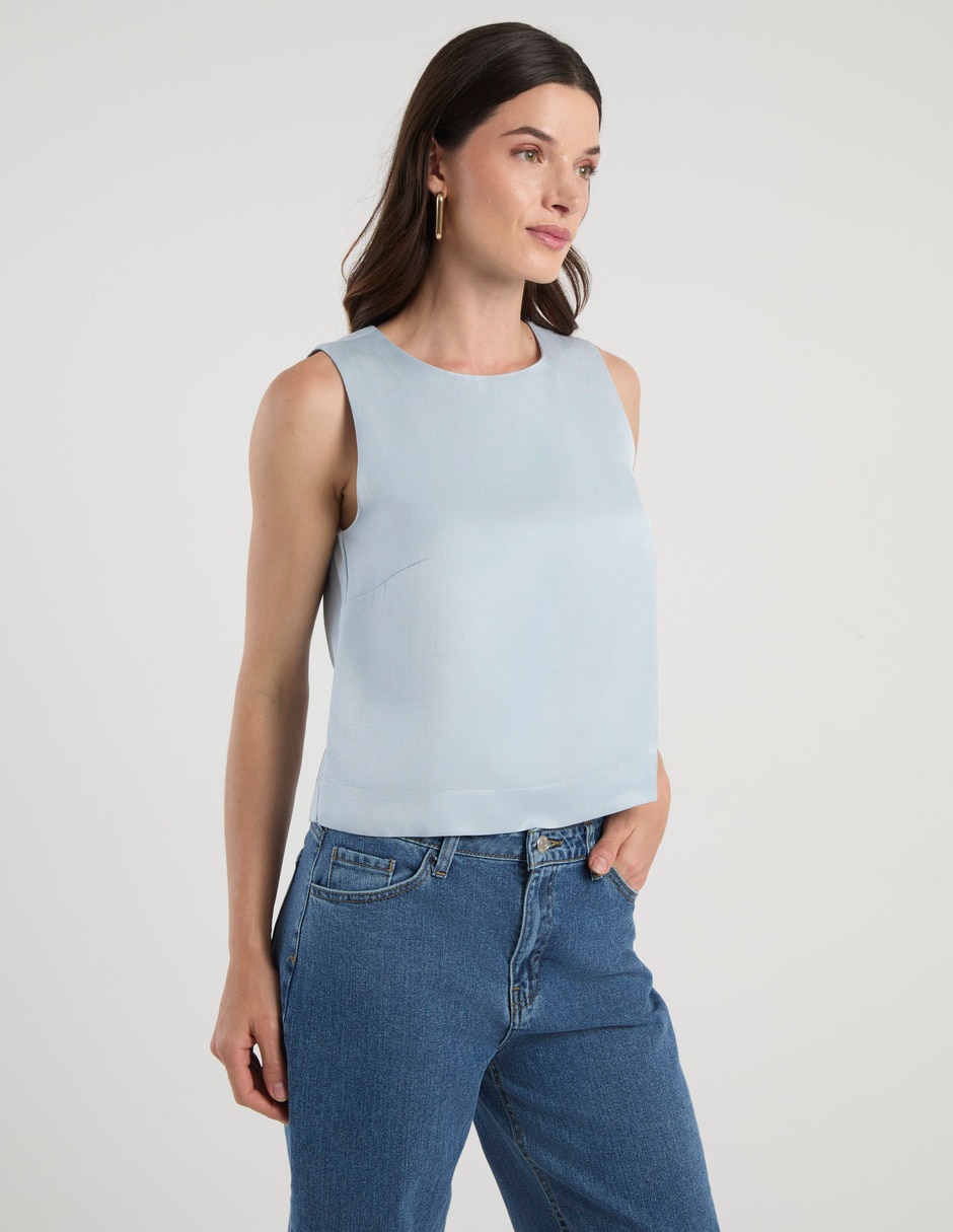 Top cuello redondo tirante ancho 2