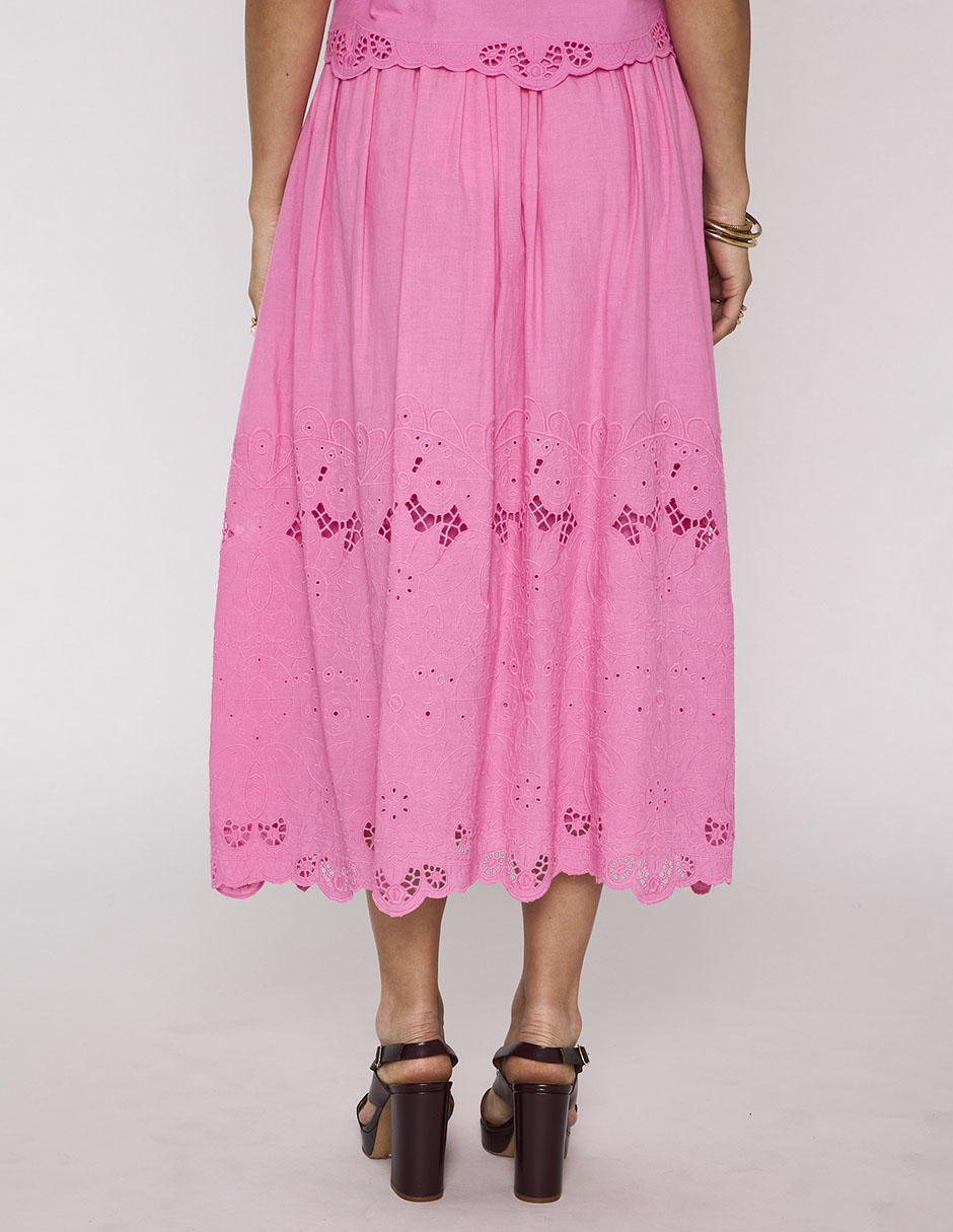 Falda crop a la cintura 2