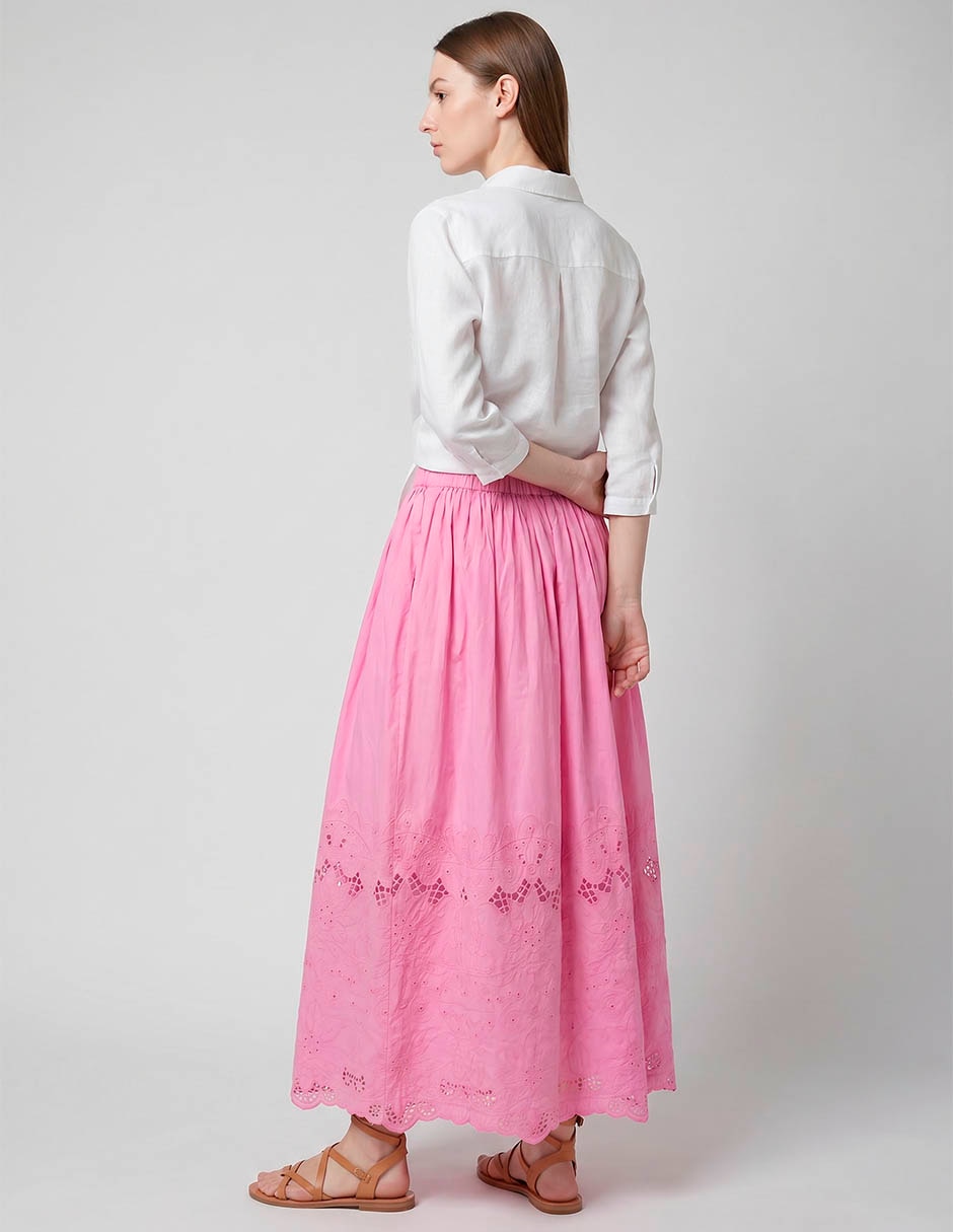 Falda crop a la cintura