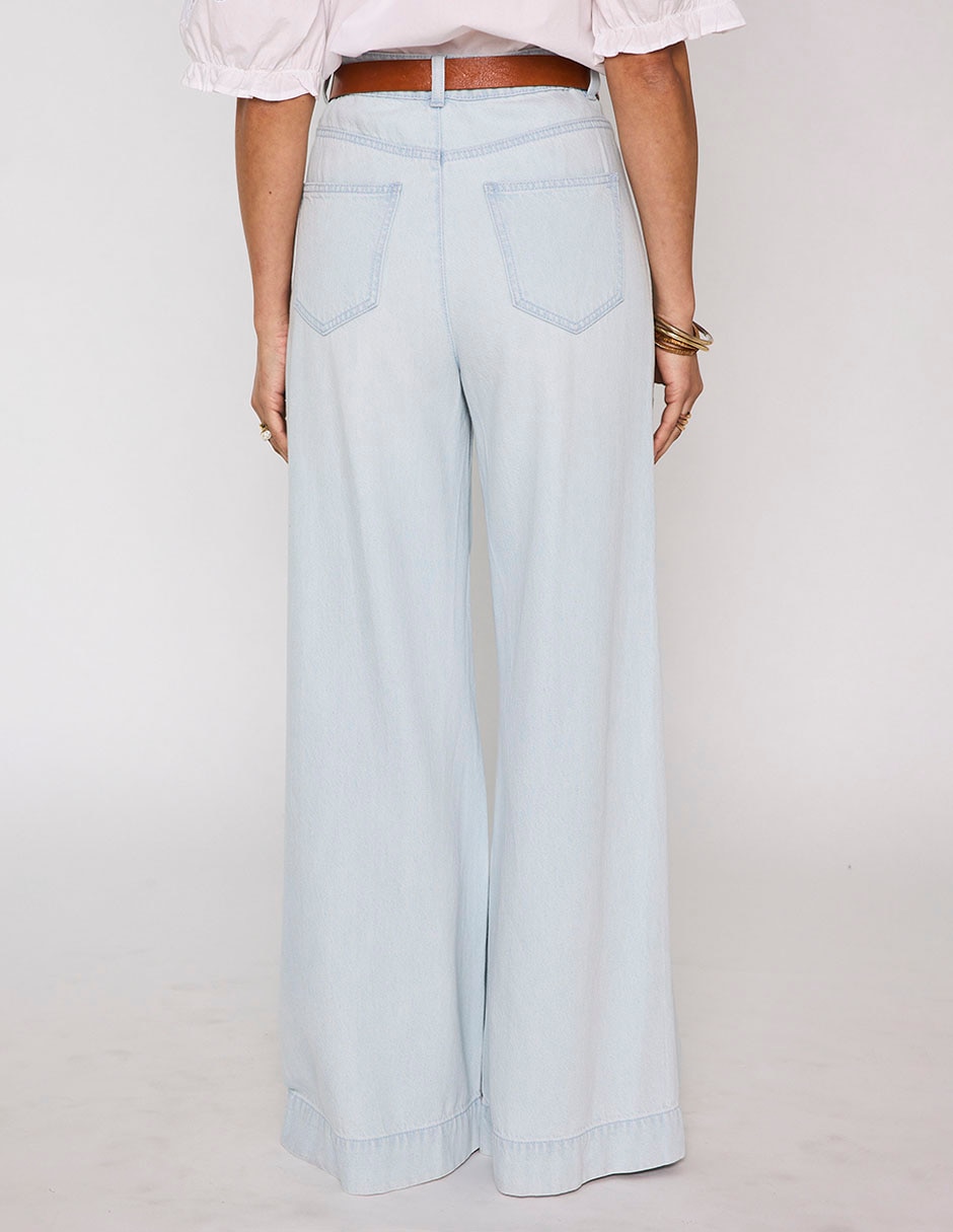 Jeans relaxed amplio para mujer 2