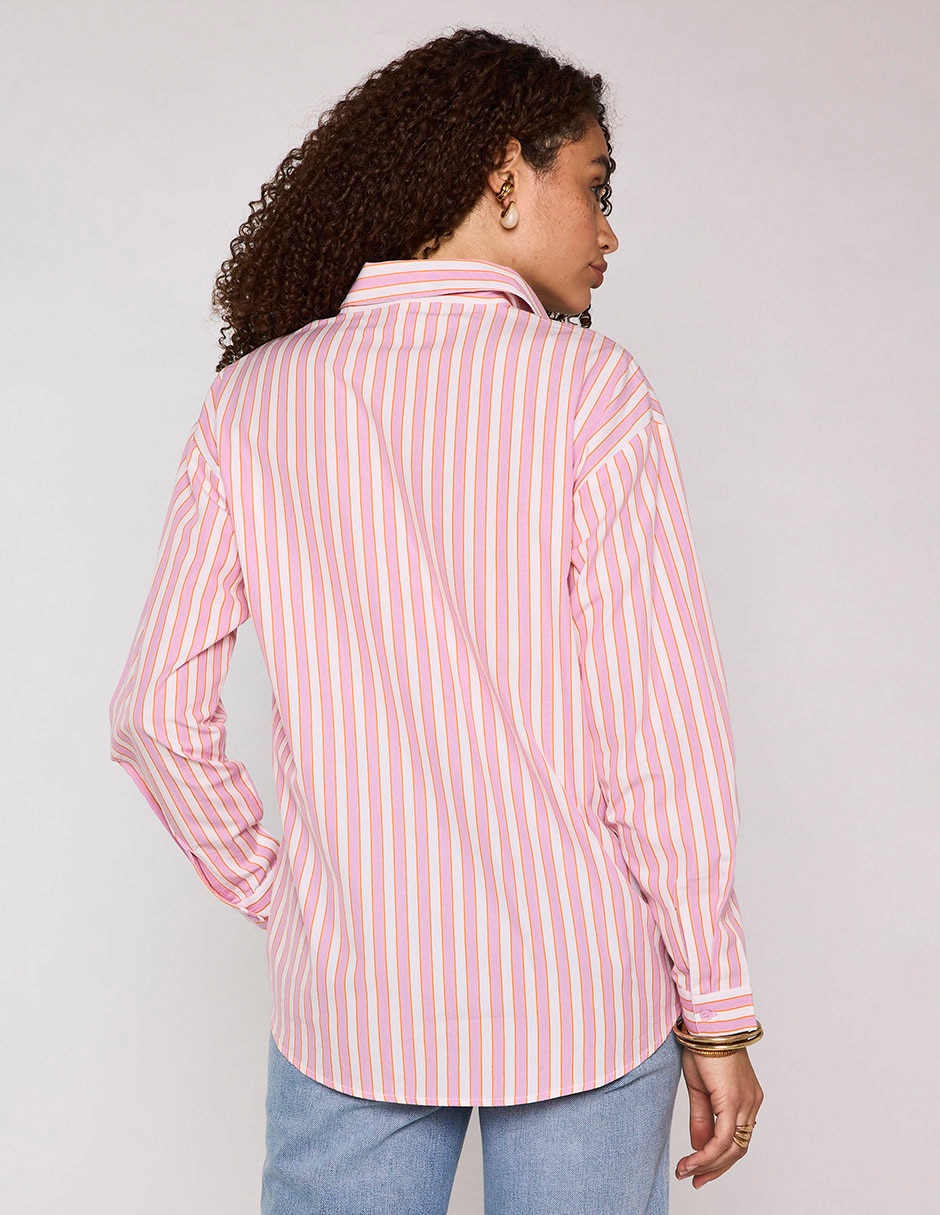 Blusa camisera manga larga para mujer 2