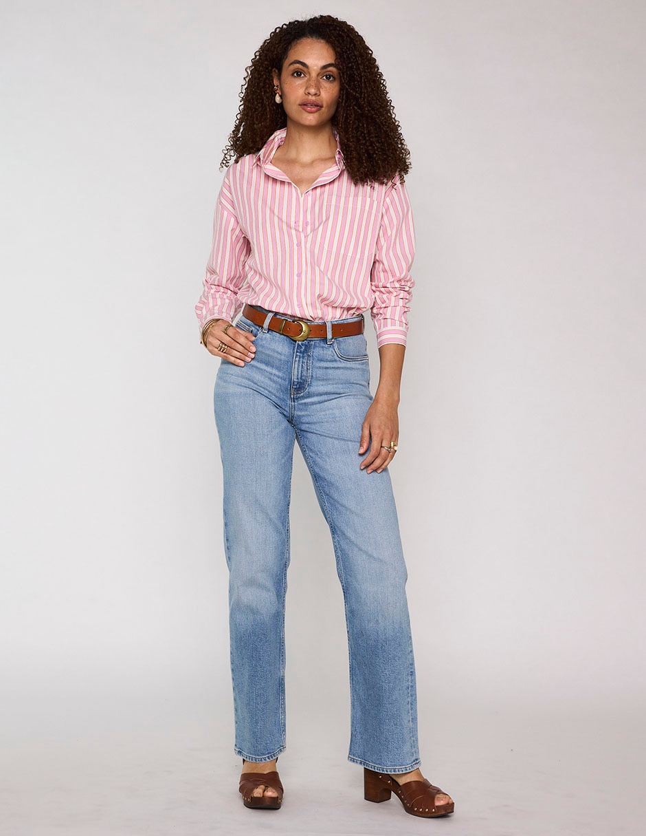 Blusa camisera manga larga para mujer 3