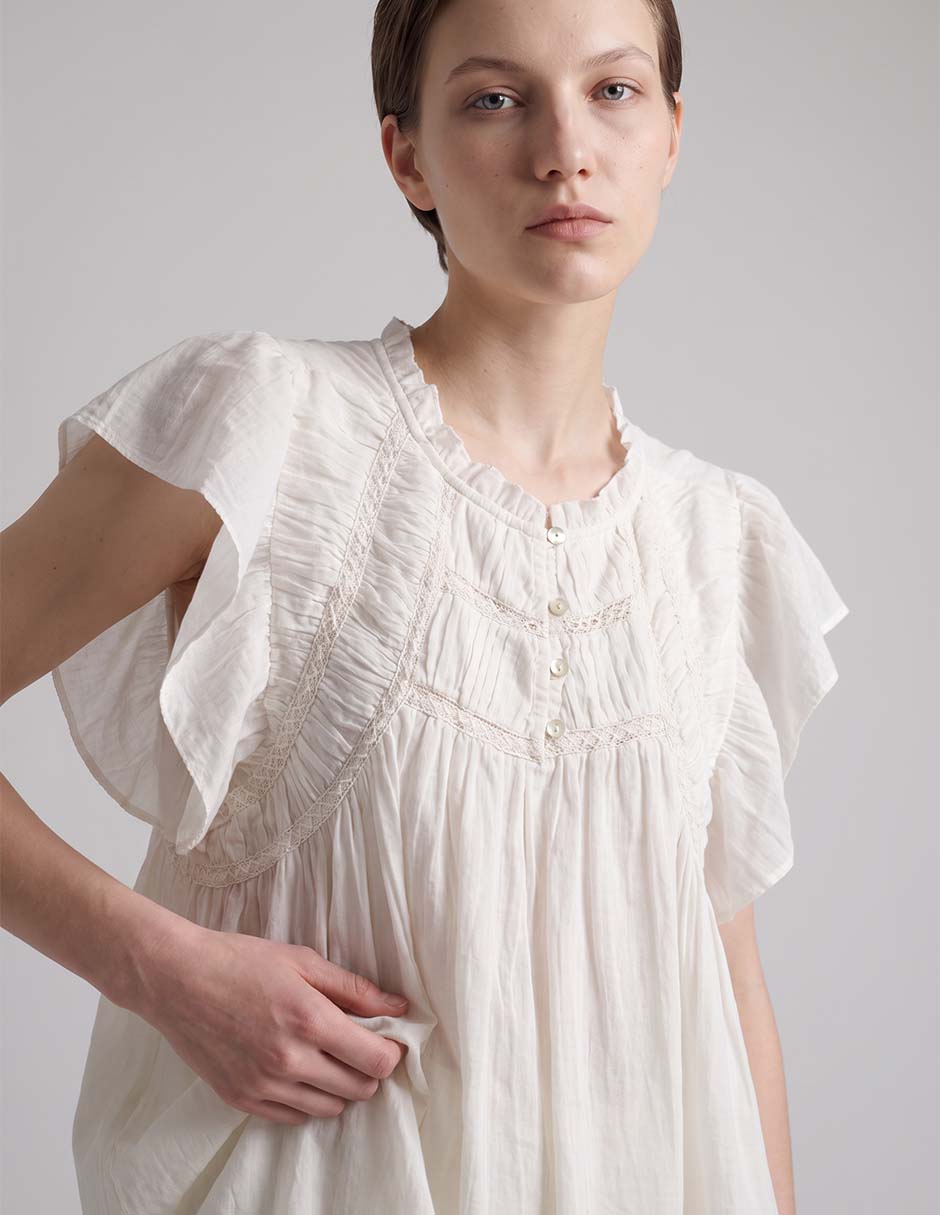 Blusa Maison 123 manga corta para mujer
