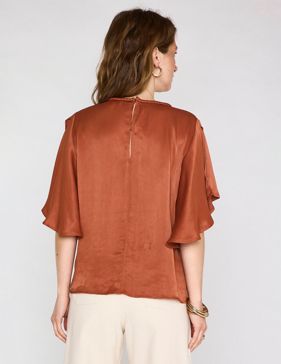 Blusa manga al codo para mujer 2