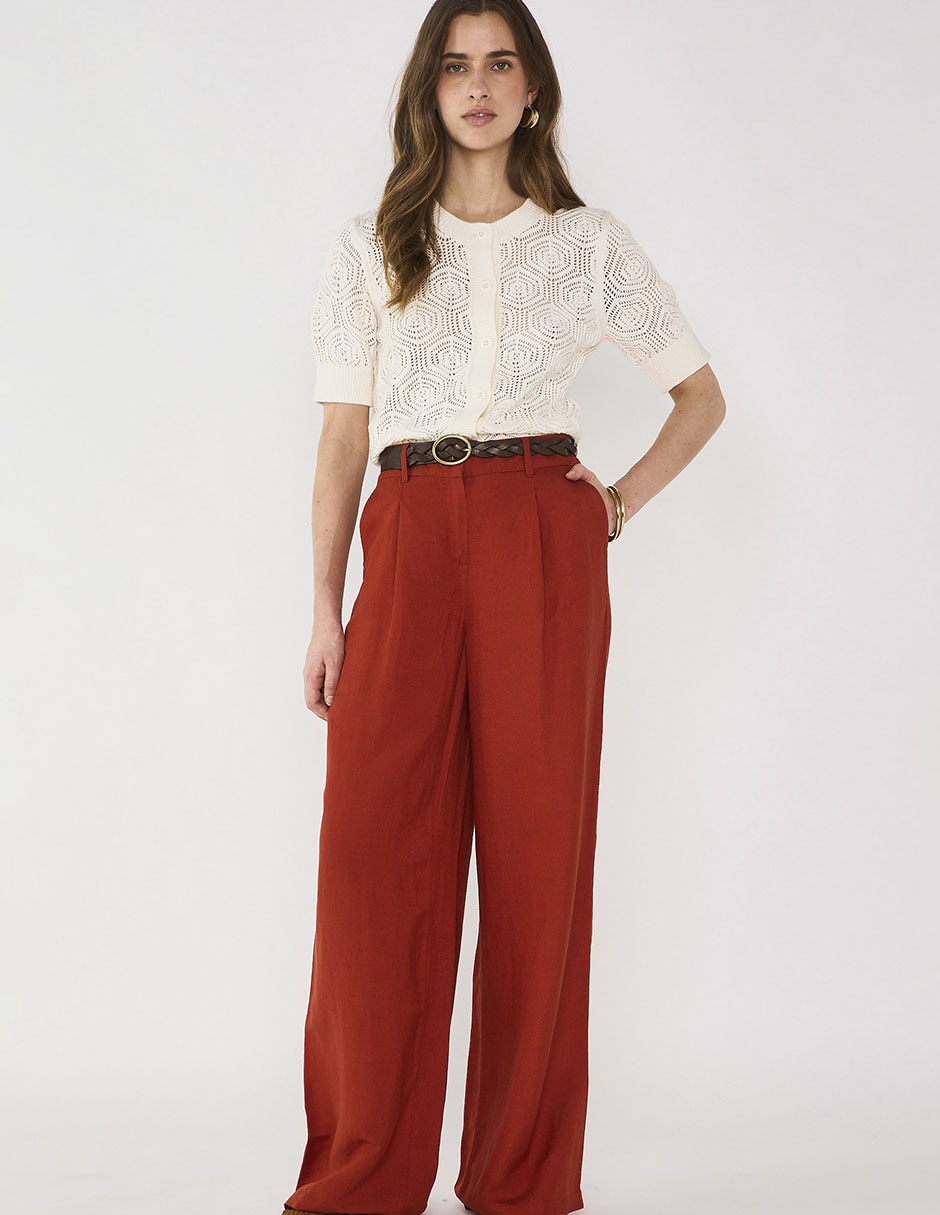 Pantalón relaxed amplio para mujer 3