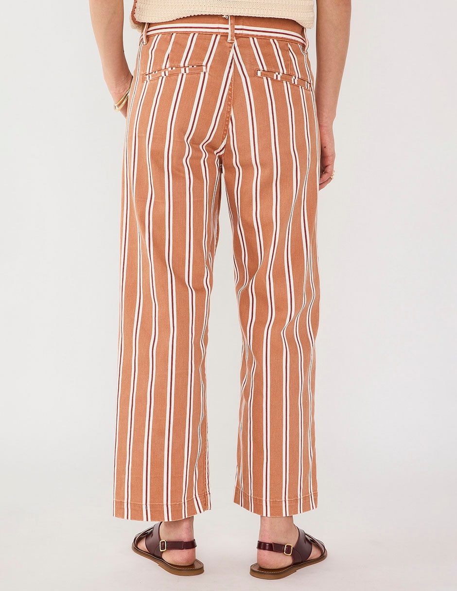 Jeans capri amplio para mujer 2