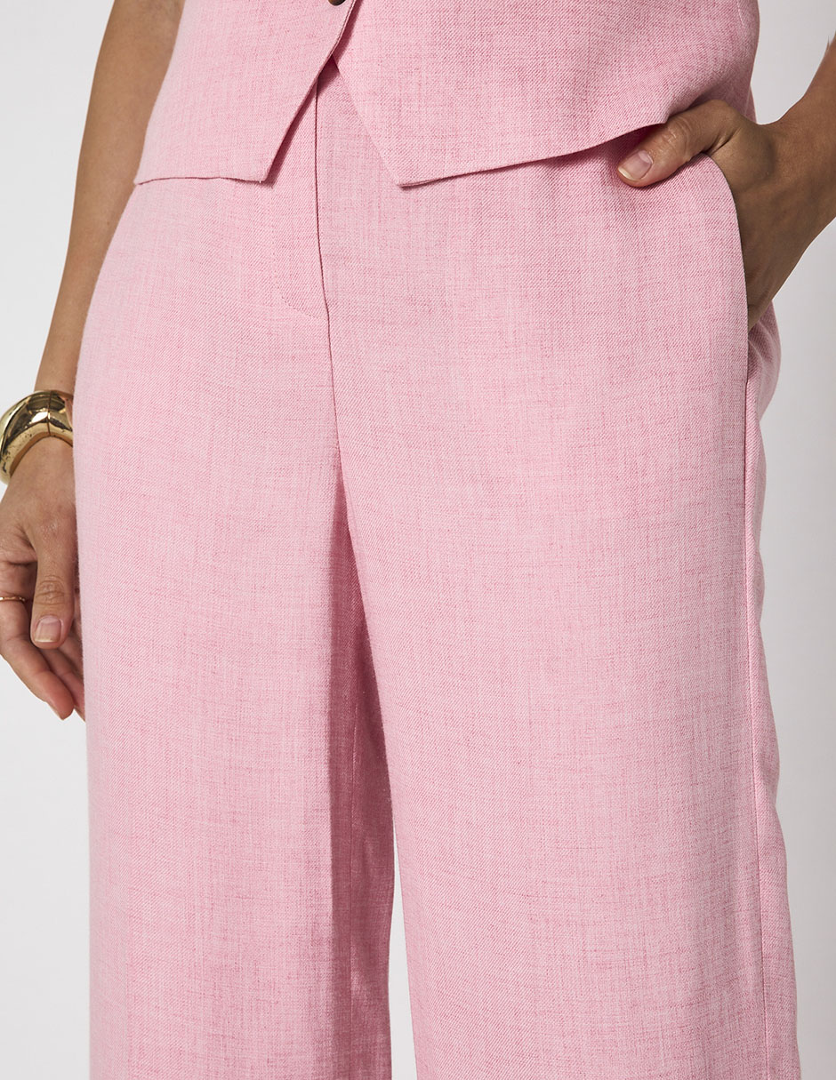 Pantalón de vestir recto para mujer 2