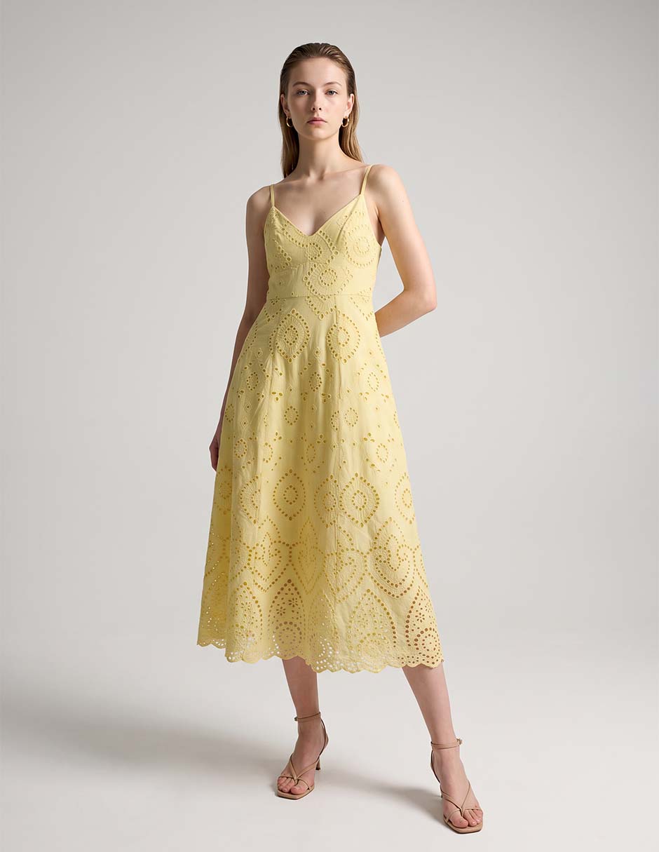 Vestido midi casual para mujer