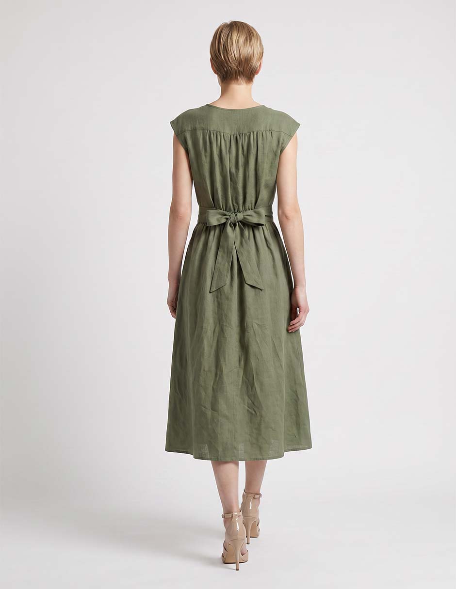 Vestido midi casual para mujer 4