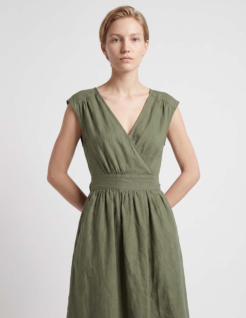 Vestido midi casual para mujer 5