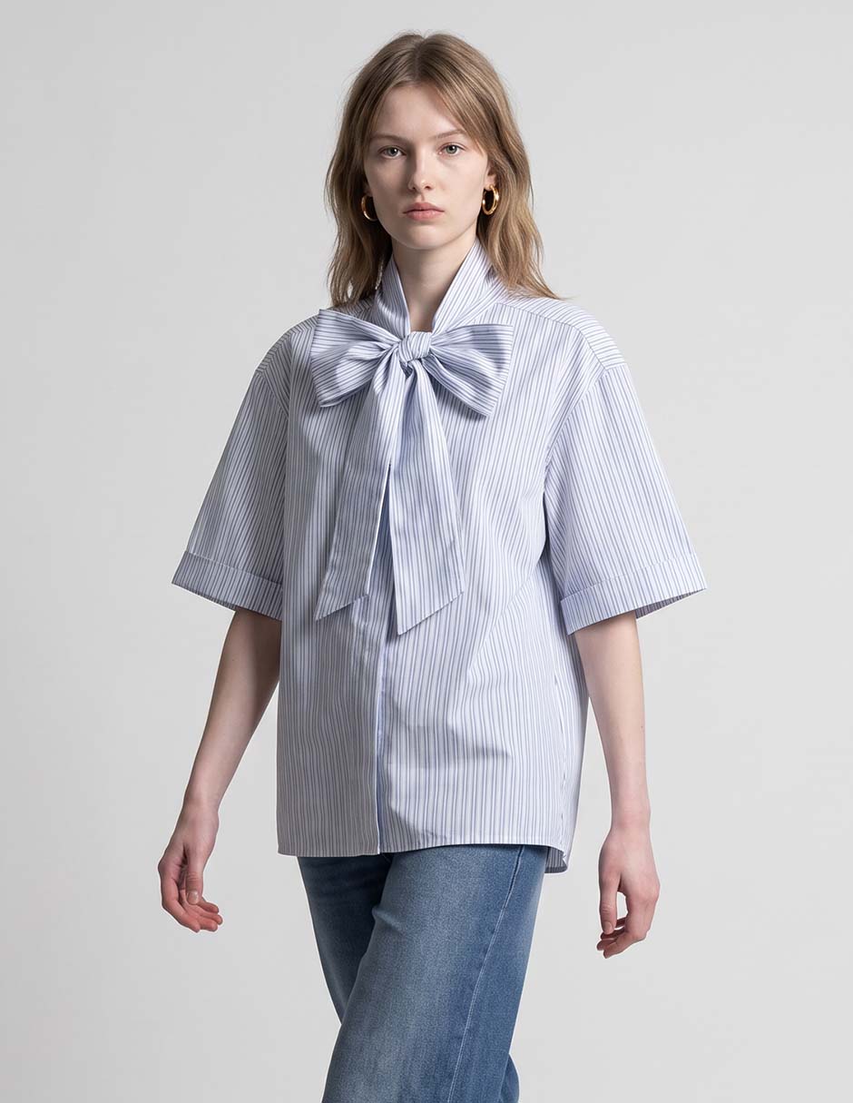 Blusa manga corta para mujer