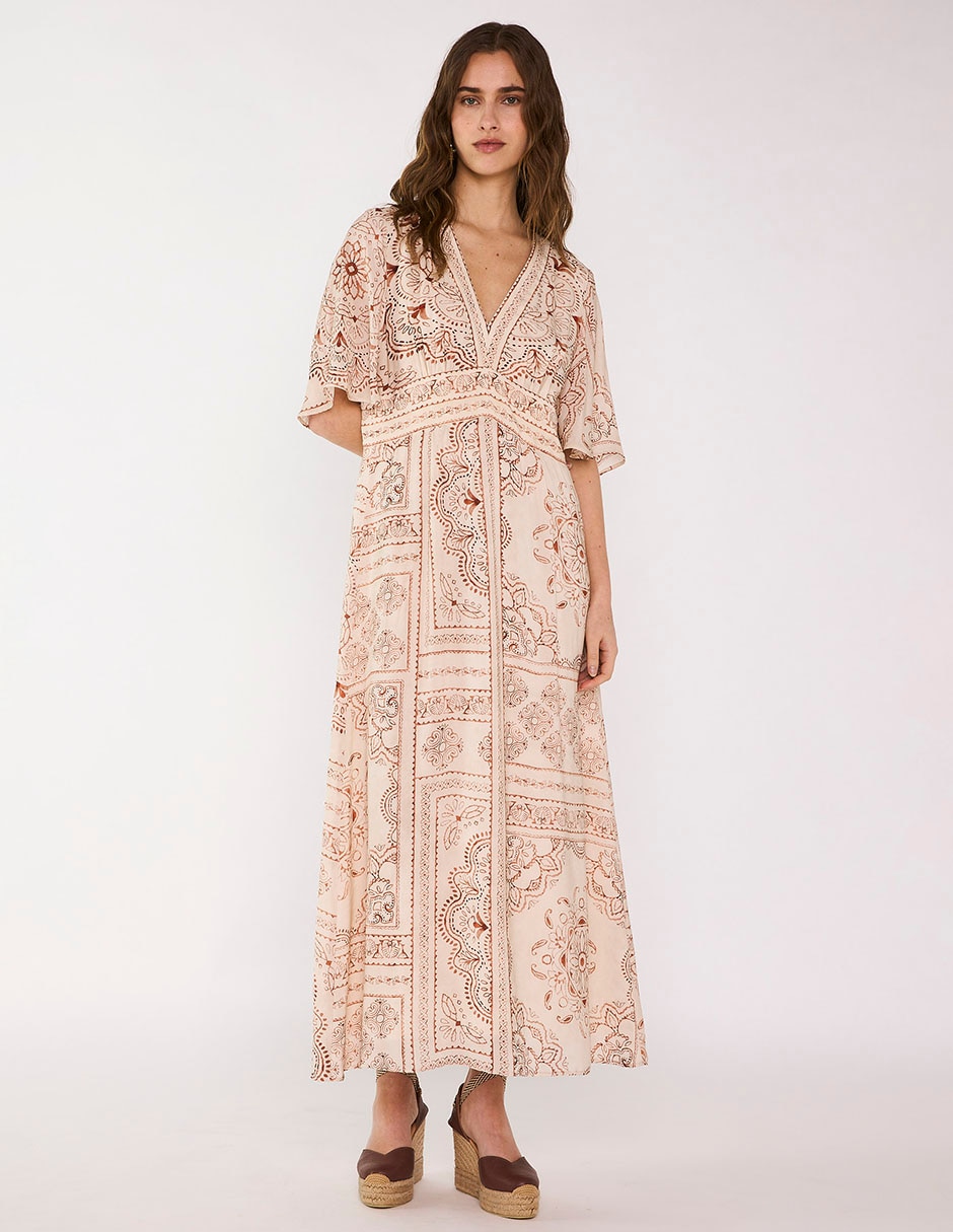 Vestido largo casual para mujer