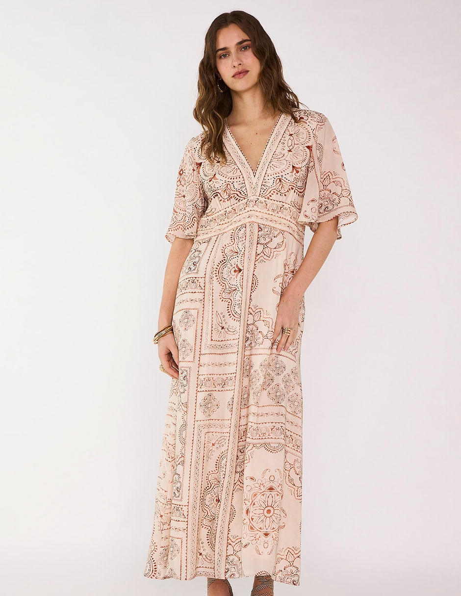 Vestido largo casual para mujer
