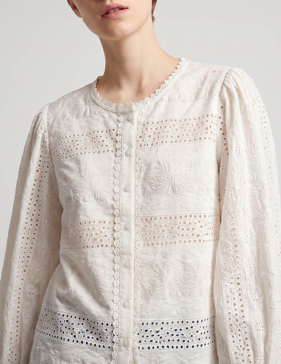 Blusa manga larga para mujer 5