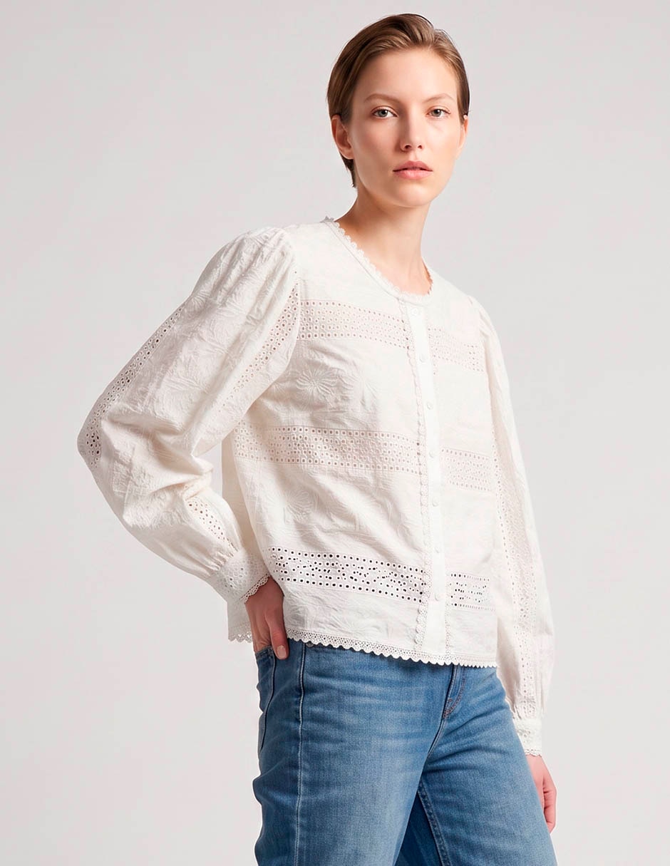 Blusa manga larga para mujer Blusa manga larga para mujer
