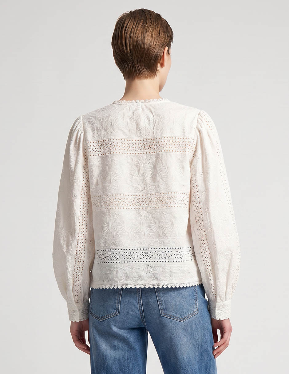 Blusa manga larga para mujer 2