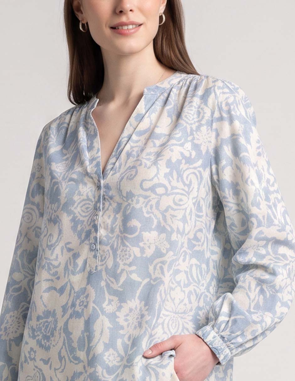 Blusa manga larga para mujer 3