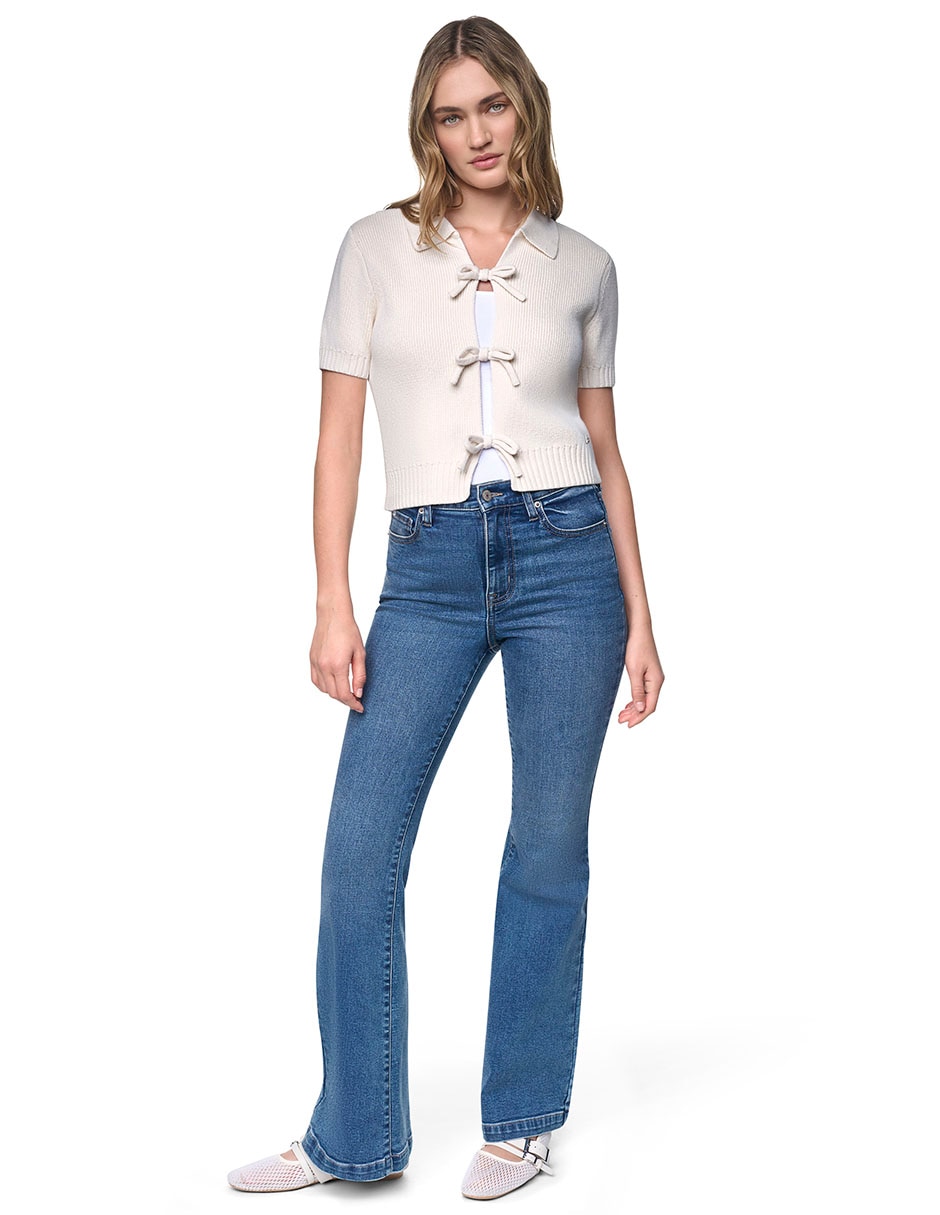 Suéter Dkny Jeans cuello redondo para mujer