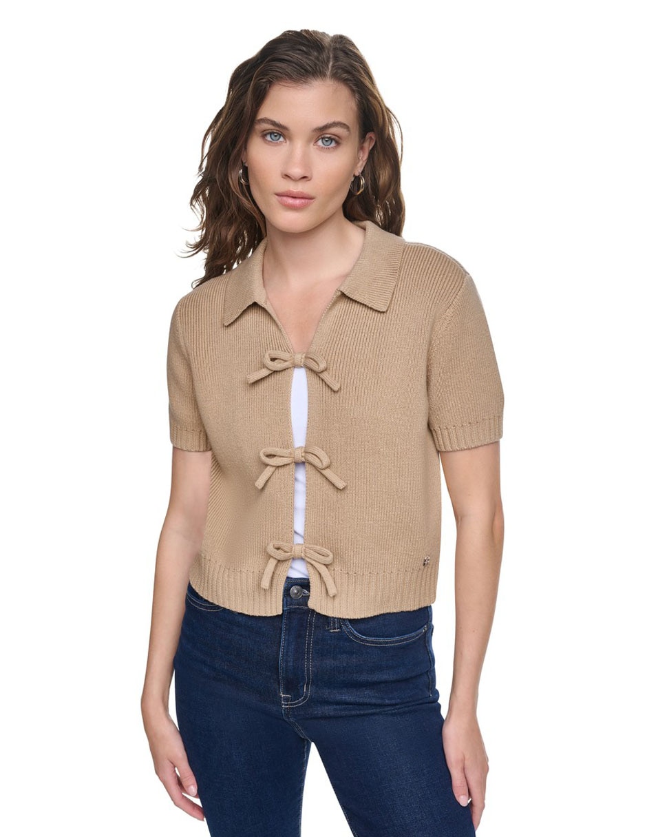 Suéter cuello camisero para mujer Suéter cuello camisero para mujer