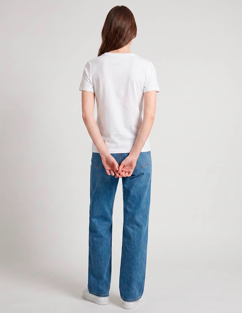 Playera manga corta hilfiger cuello redondo para mujer 2