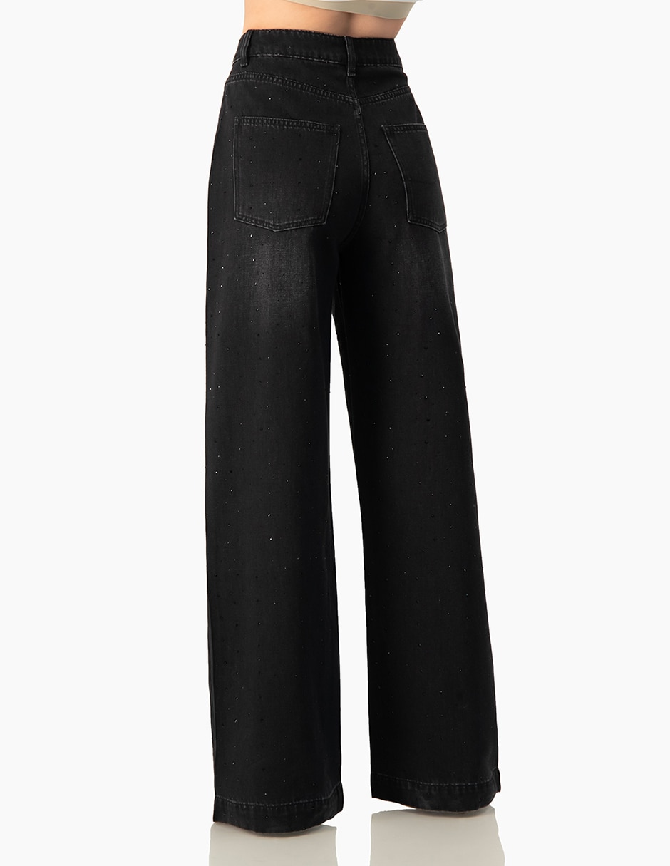 Jeans regular amplio ivonne para mujer