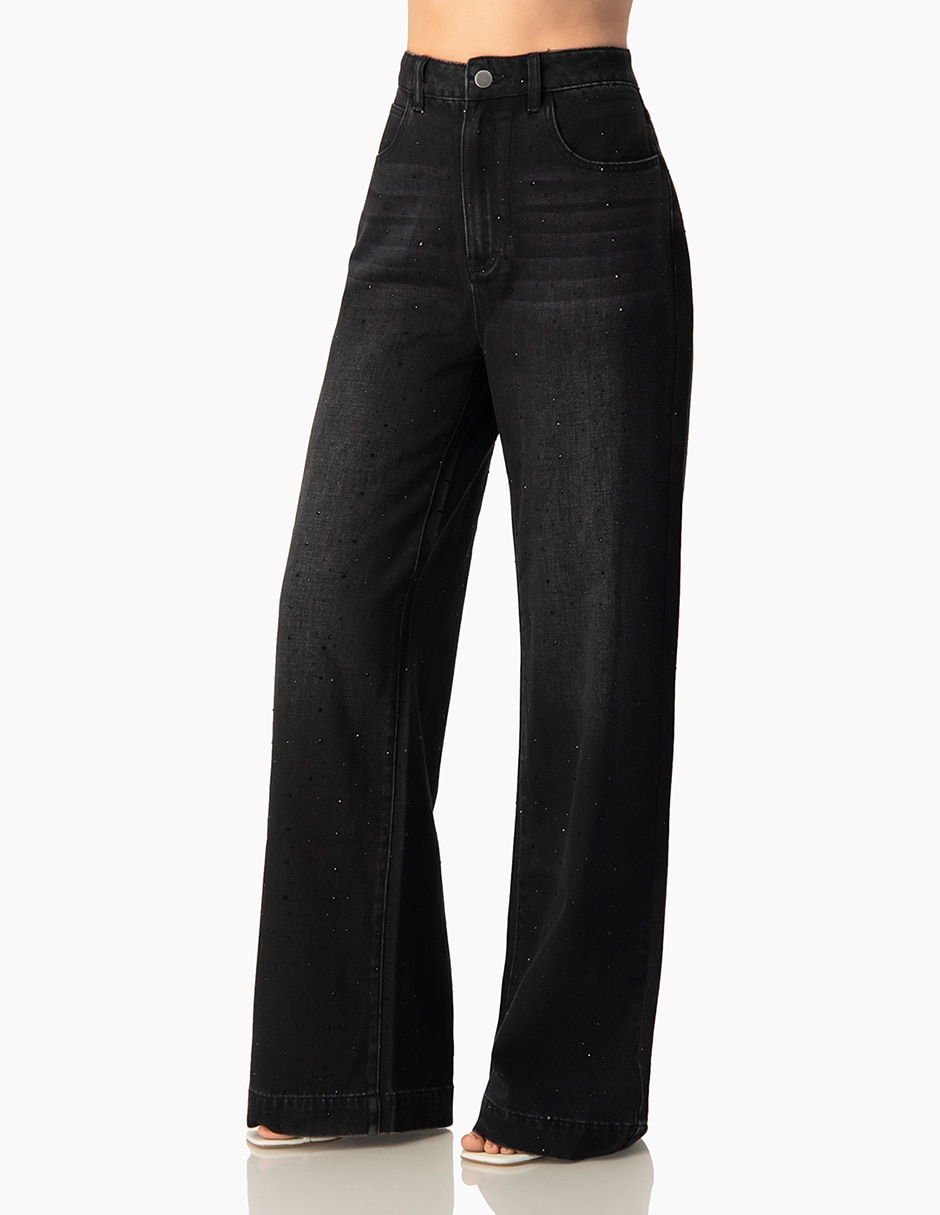 Jeans regular amplio para mujer 2