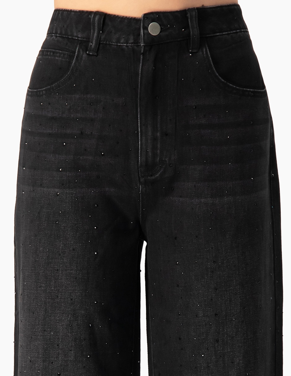 Jeans regular amplio para mujer 3