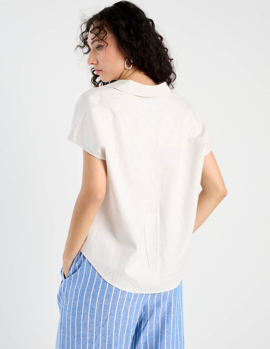 Blusa manga corta para mujer 2