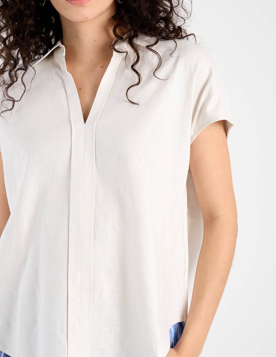 Blusa manga corta para mujer 5