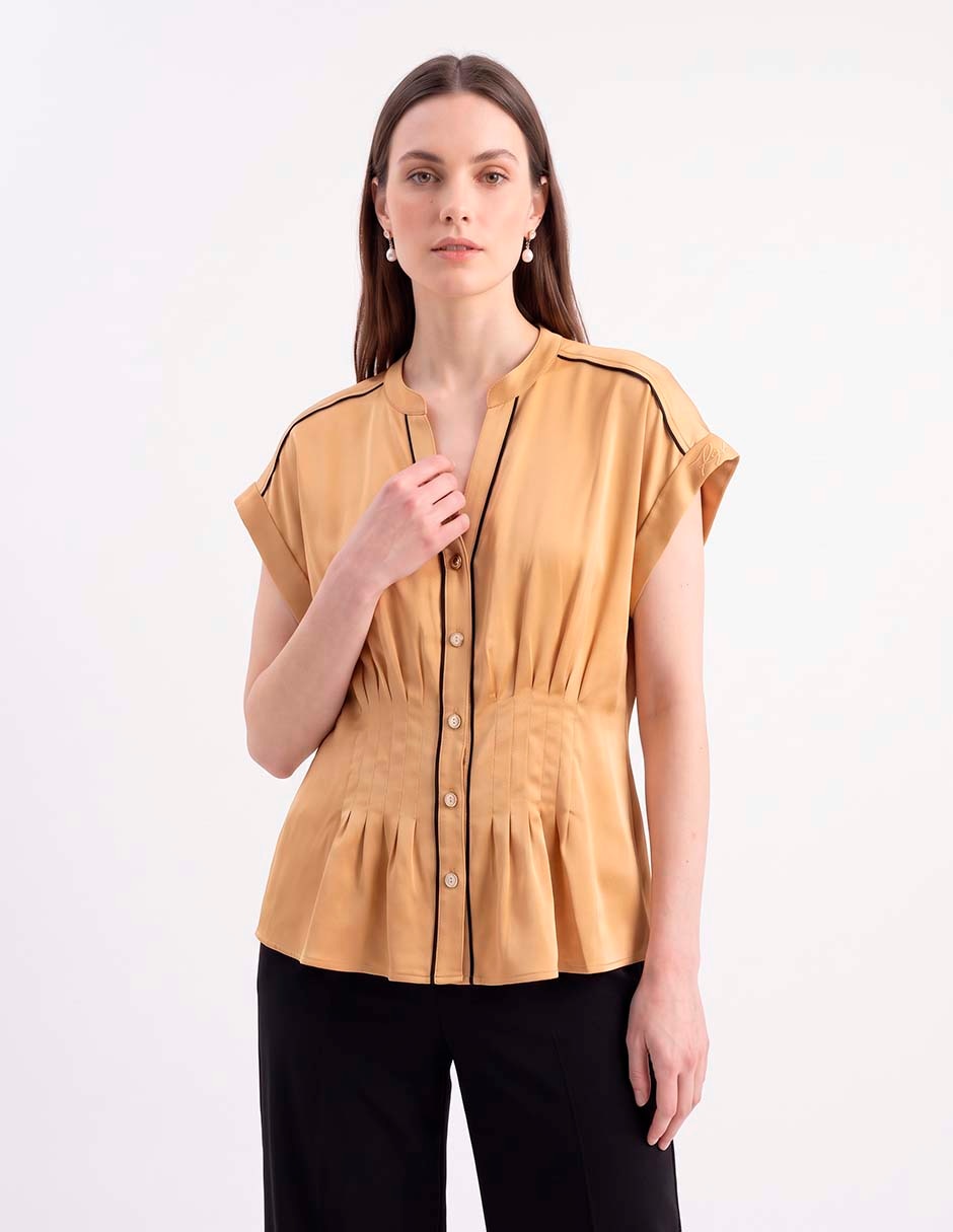 Blusa manga corta para mujer 3